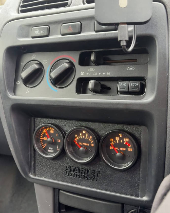 2 DIN Gauge panel